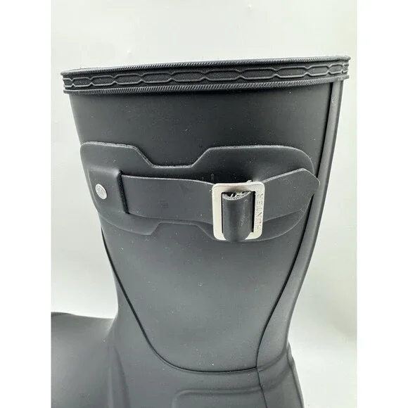 Hunter Women's Original Short Boot Black US 10 Waterproof, Rain Boot - Picture 11 of 16